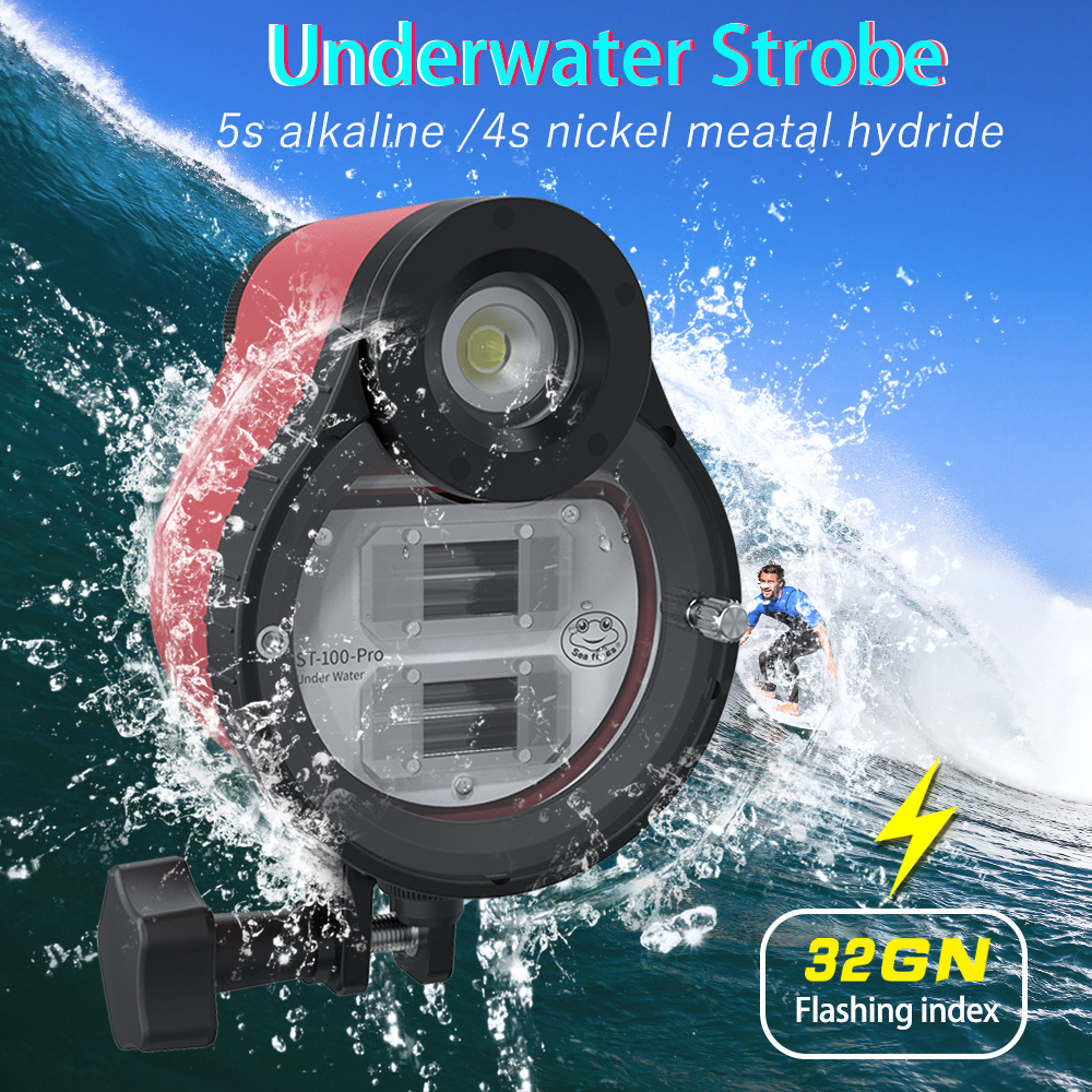 Photography Lighting Brands - Seafrogs ST-100 프로 수중 사진 스트로브,