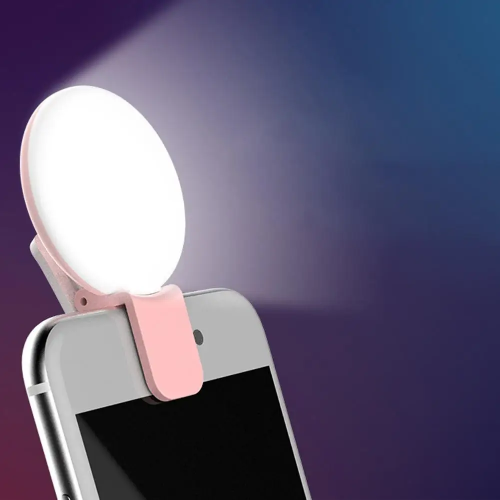 휴대 전화 LED Selfie 링 라이트 휴대용 미니  - Photography Lighting Description 리뷰 및 가격
