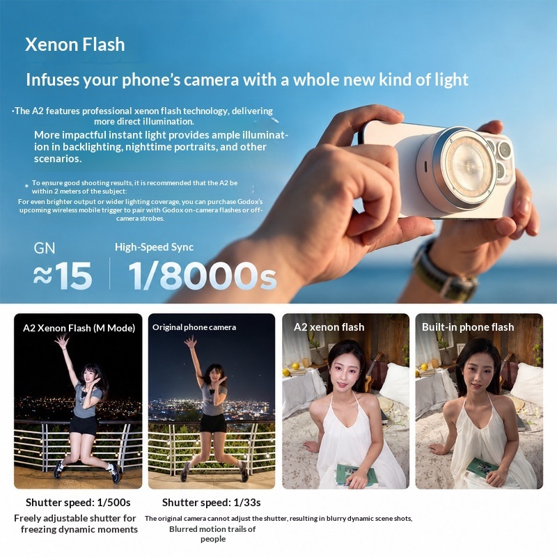 Godox A2 스마트폰용 제논 플래시, MagSafe - Photography Lighting Brands 리뷰 및 가격