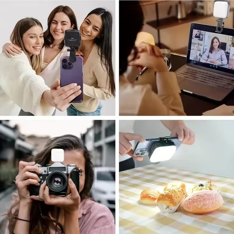 휴대용 클립형 스마트폰 셀카 링 라이트, USB 충전식 - Photography Lighting Meter 리뷰 및 가격