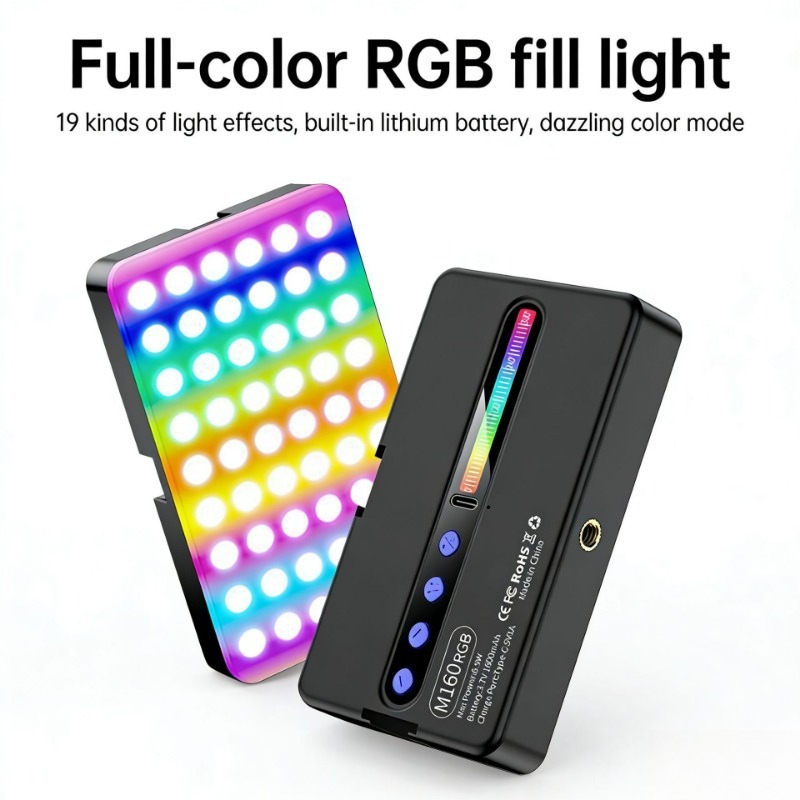 휴대용 사진 촬영 포켓 조명 풀컬러 LED 휴대폰 셀카 - Photography Mobile Lighting 리뷰 및 가격