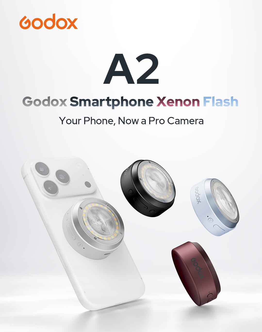 Godox A2 자석 부착형 플래시, 아이폰 및 안드로 - Photography Lighting Brands 리뷰 및 가격