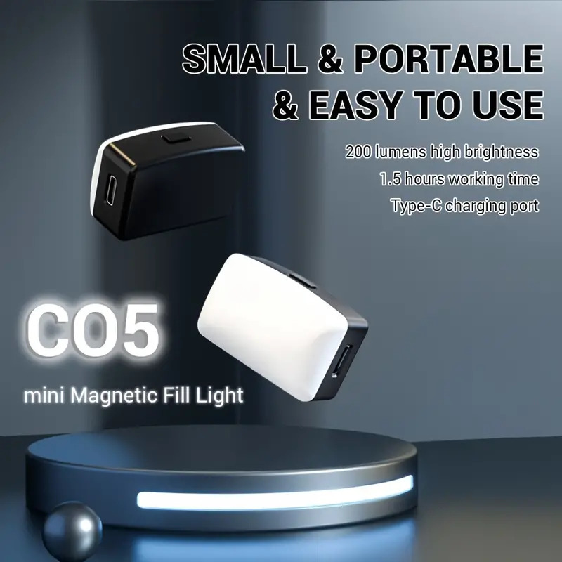 아이폰에 대 한 미니 자기 LED Selfie 빛 삼성 - Photography Mobile Lighting 리뷰 및 가격