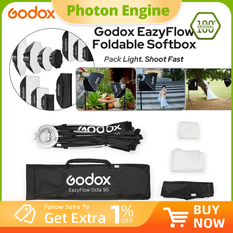 Godox EazyFlow 시리즈 접이식 소프트박스,  - Photography Lighting Meter 리뷰 및 가격