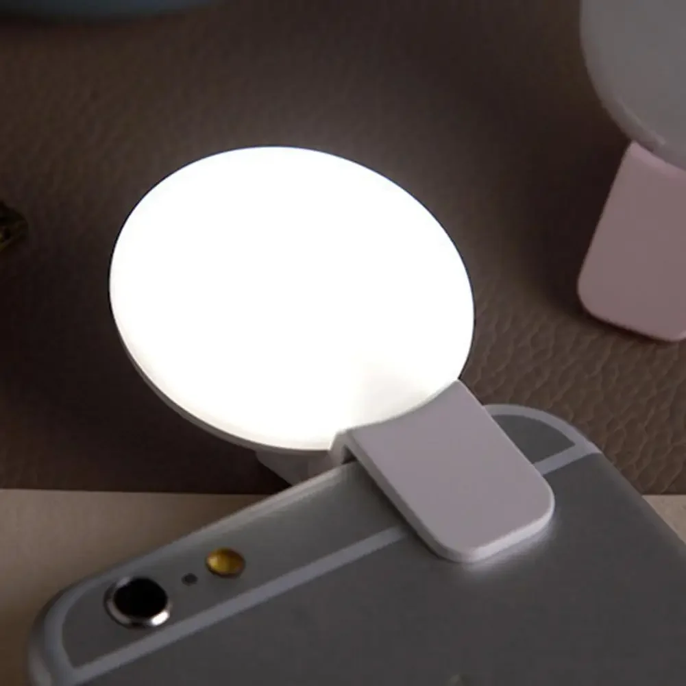 휴대 전화 LED Selfie 링 라이트 휴대용 미니  - Photography Lighting Description 리뷰 및 가격